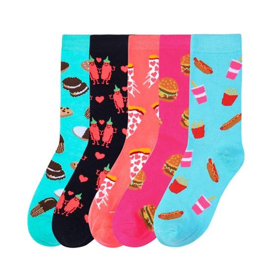 Womens Novelty Crew Socks