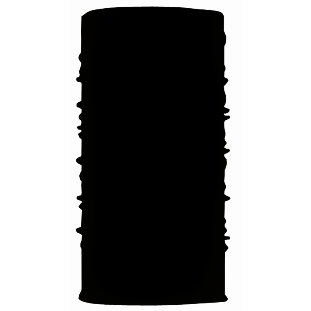12 Pack Neck Gaiter Tube Bandana Black   Bulk Accessories Wholesale