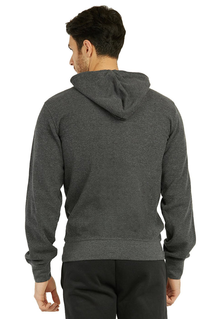 Men's Waffle Fabric Pullover Hoodie