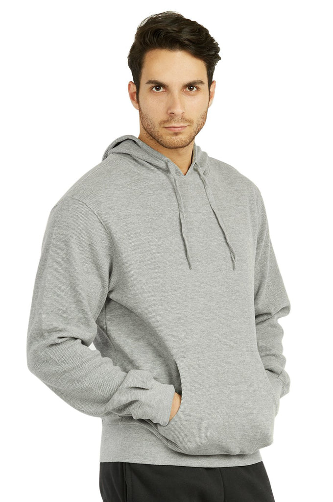 Men's Waffle Fabric Pullover Hoodie