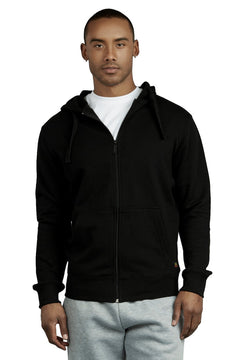 Cotton Terry Zip Up Hoodie for Men
