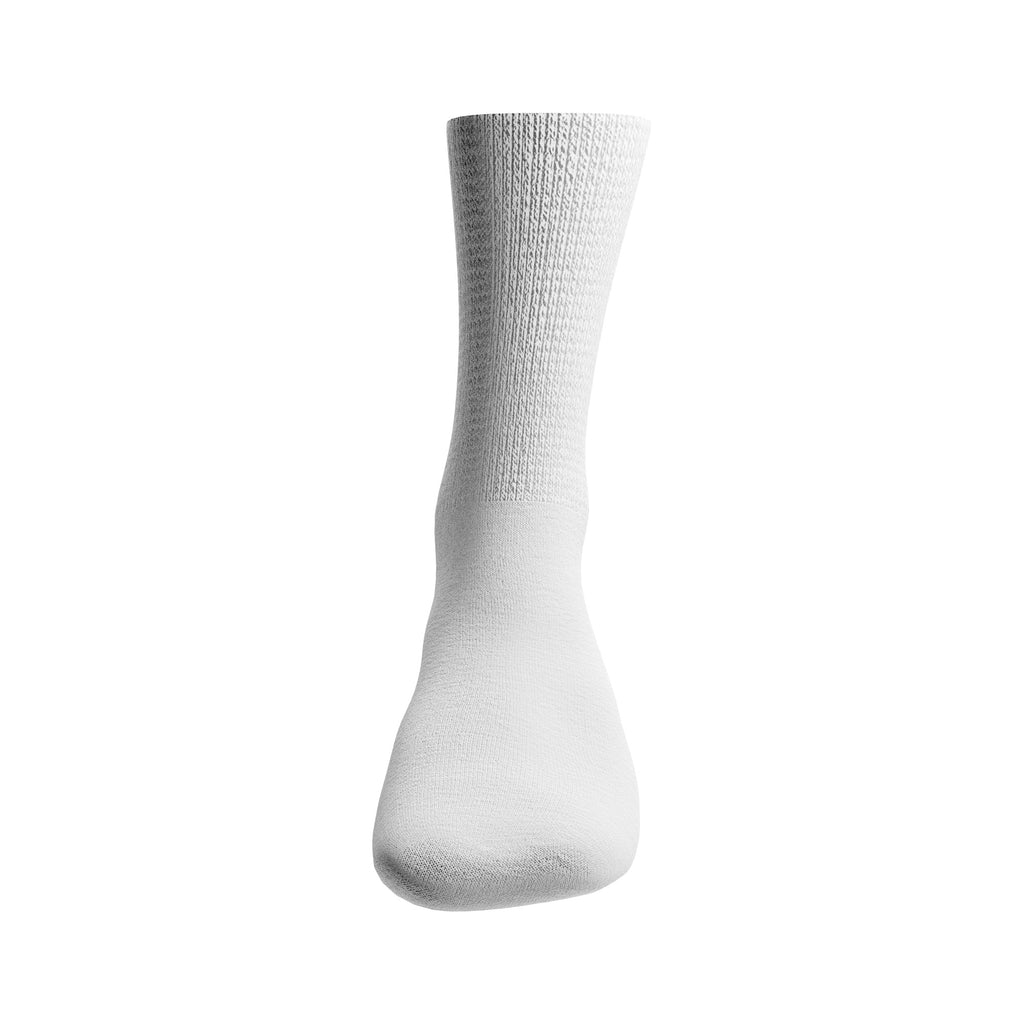 Diabetic Socks White 9-11 24 Pairs Socks by Color Wholesale